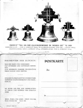 Ansichtskarte Glockenweihe 1925